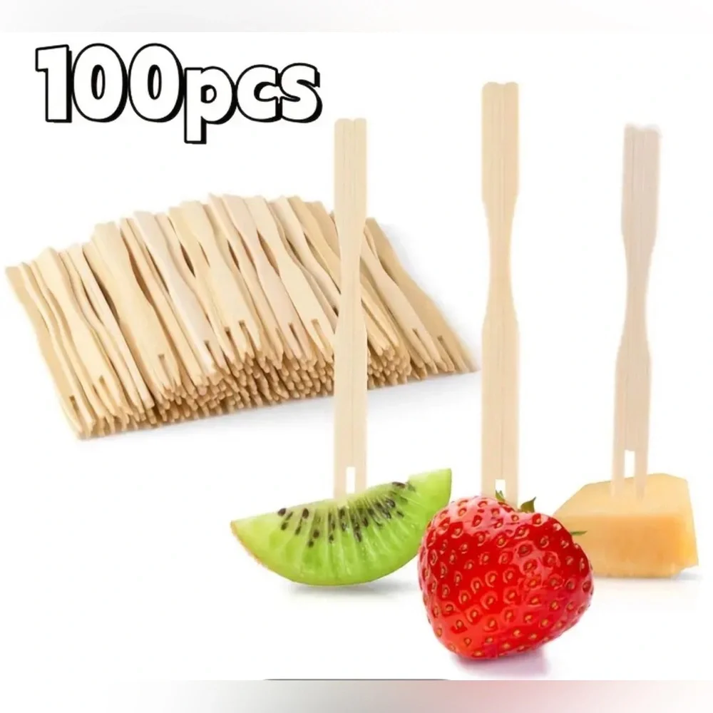 Eco-Friendly Wooden Mini Fruit‎ Picks